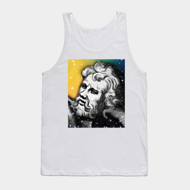 Epictetus Portrait | Epictetus Artwork Tank Top by JustLit